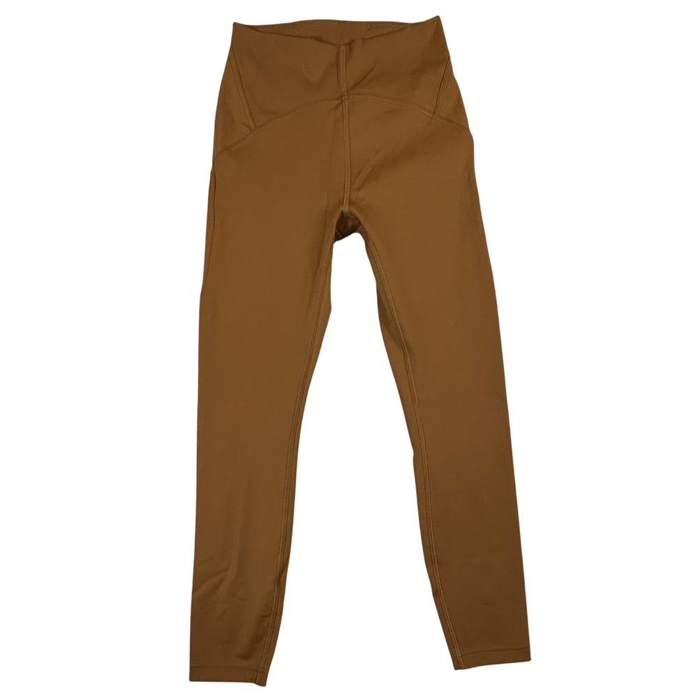 Lululemon Instill High Rise Leggings Copper Womens size‎ 4 Yoga Dance Workout